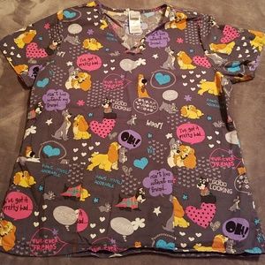 Disney Scrub Top